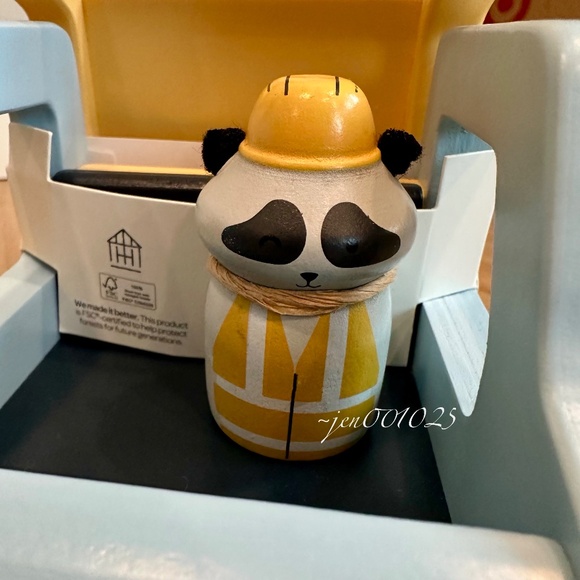 Hearth & Hand Magnolia Toy Construction Truck with Raccoon Peg Pal Dump Truck - Picture 12 of 14